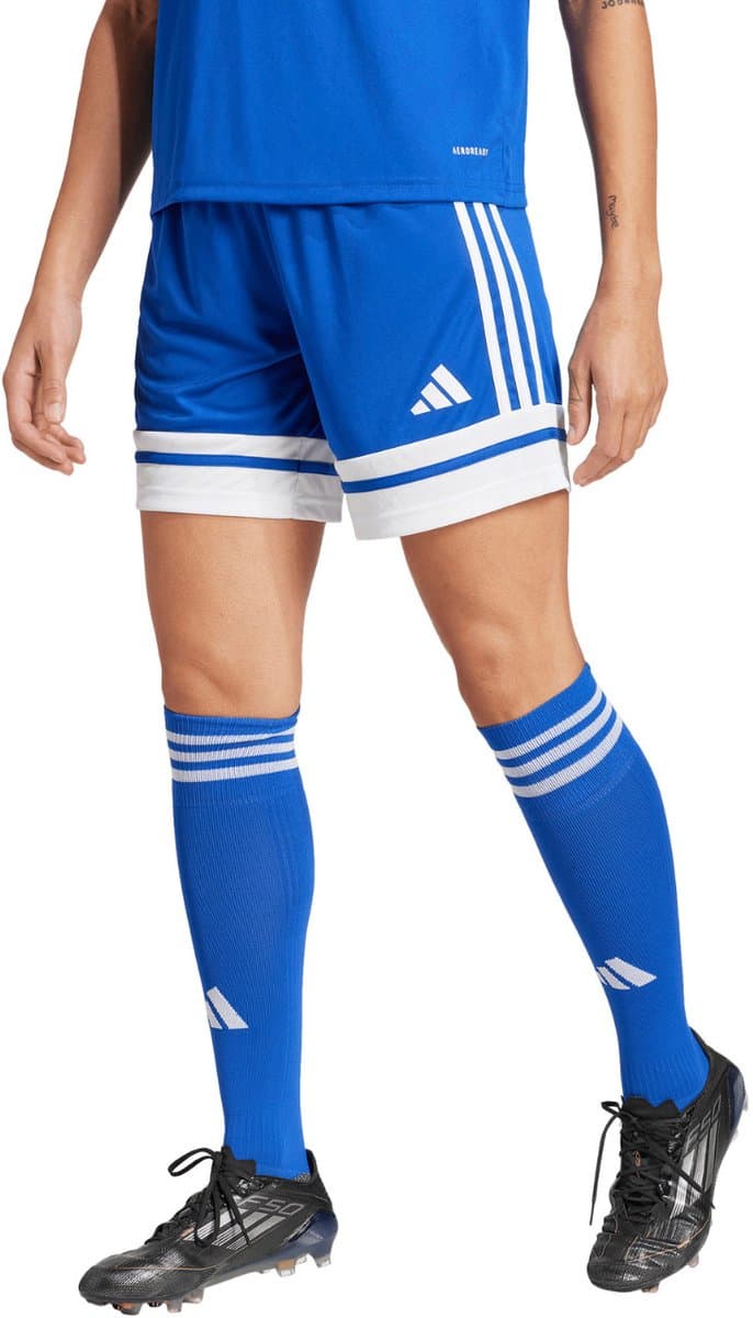 adidas Short Dames Squadra 25 Blauw - Maat L