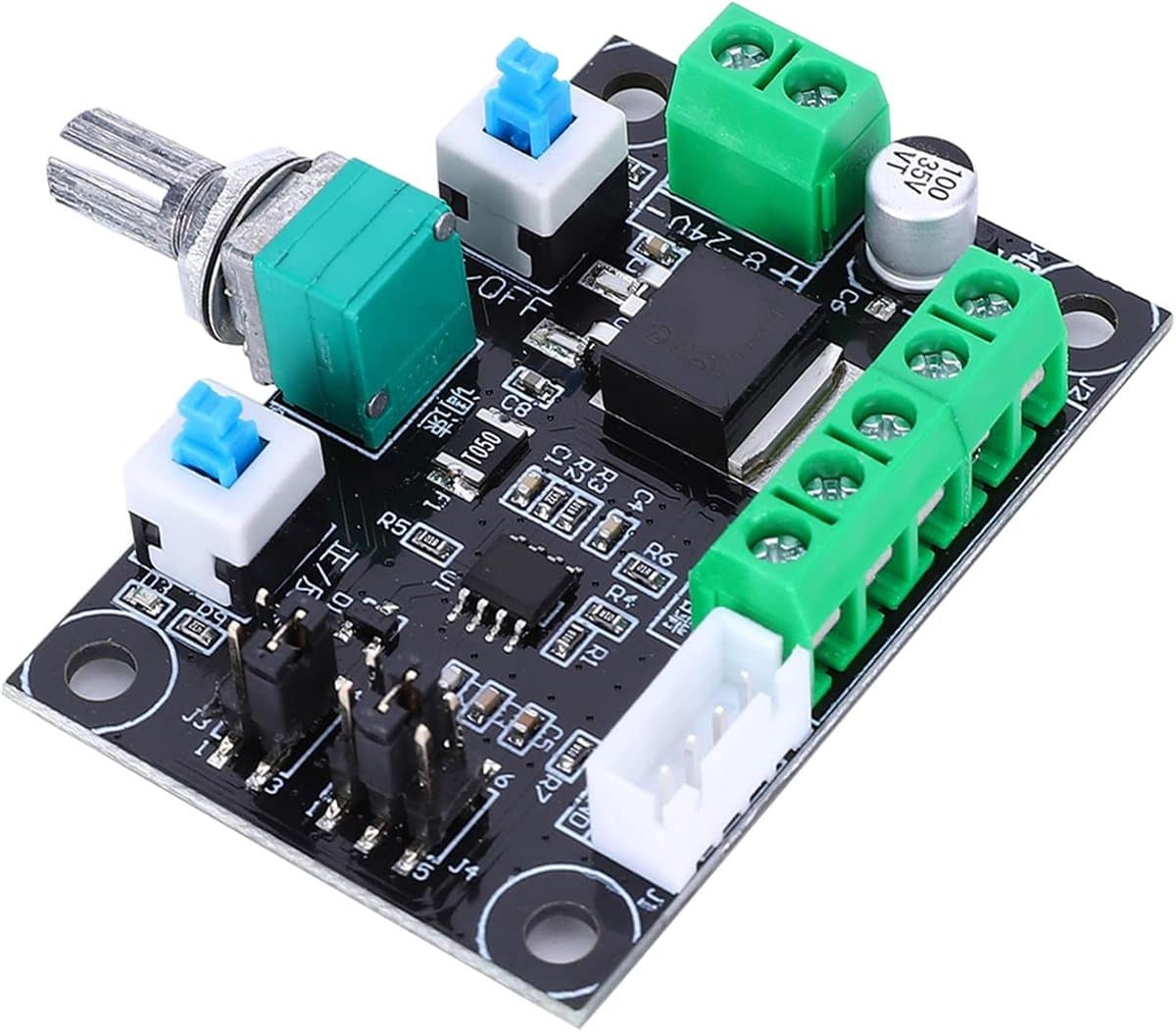 Stepper Motor Driver Controller voor Snelheidsregeling en Richtingstoetsen