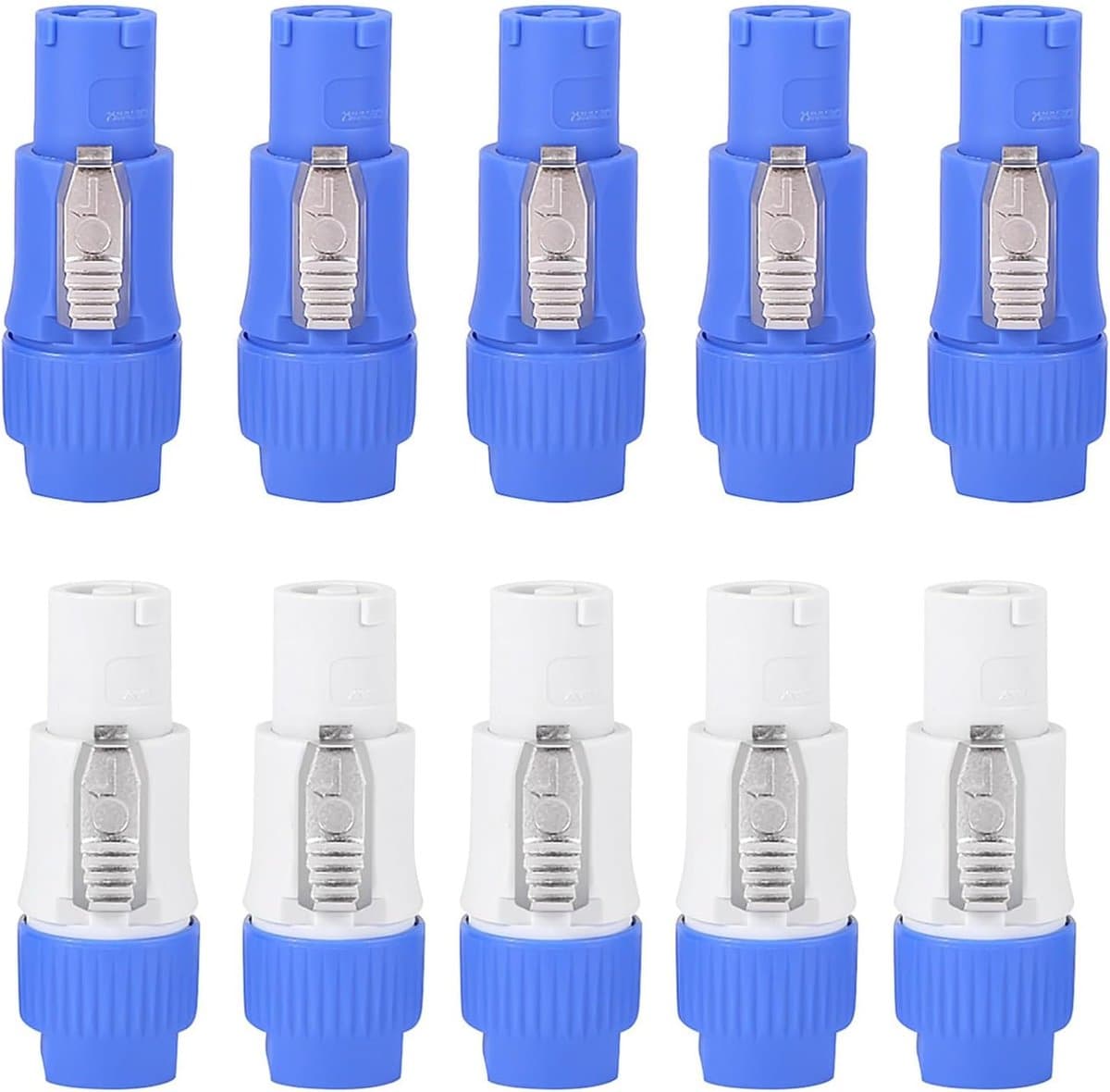 Set van 10 Stekkers voor Audio en Stroomverbinding - 3-Pin Speaker Connector