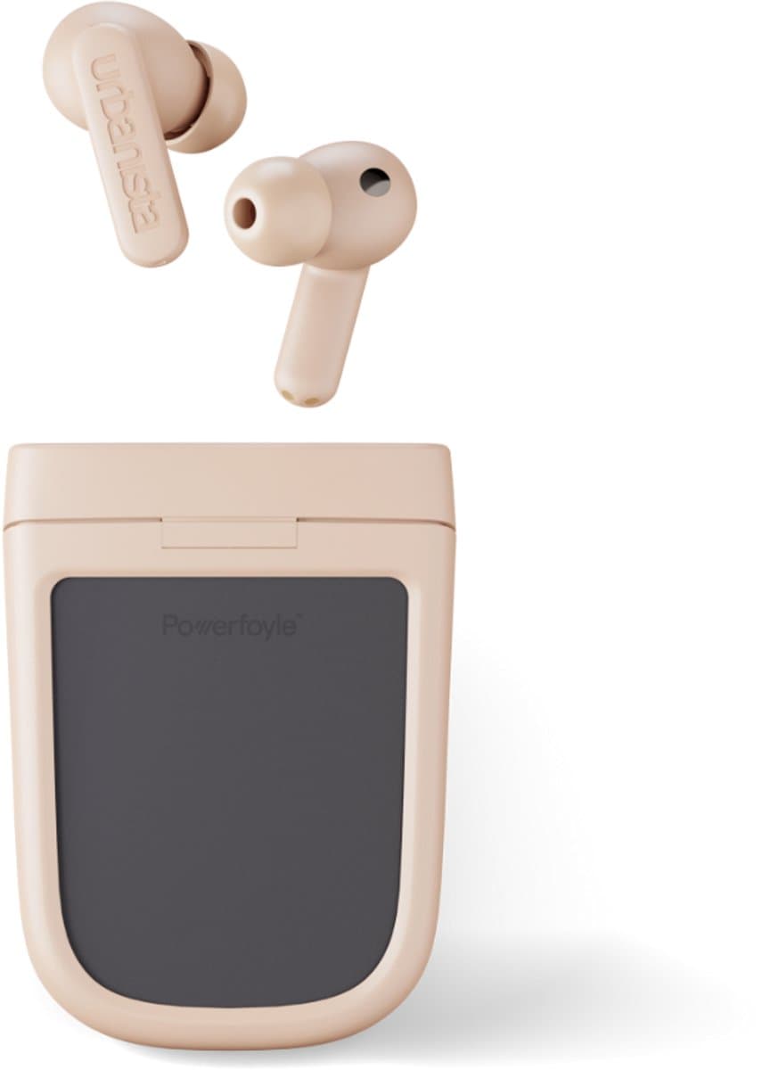 Urbanista Phoenix ANC Light Charging Draadloze oortjes - 42 Uur Speeltijd - Bluetooth Multipoint - IPX4 Waterbestendig - Beige