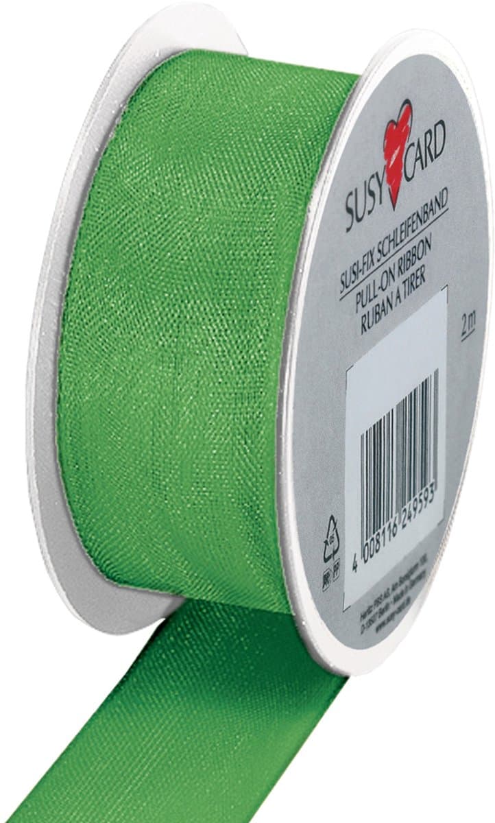 SUSY CARD geschenklint op spoel 'Trend', lichtgroen