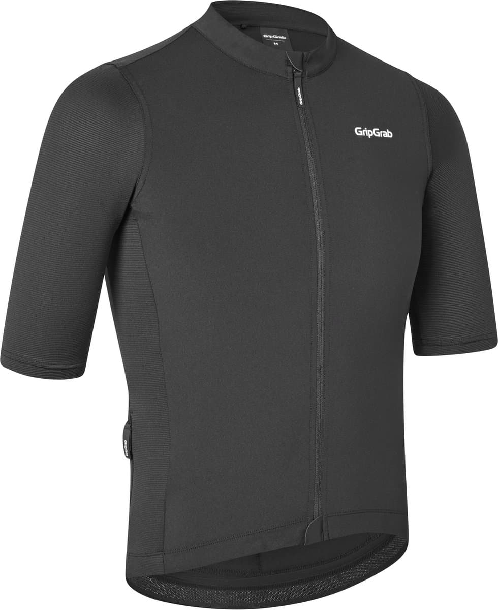 GripGrab - RIDE Fietsshirt Korte Mouwen Zomer Wielrenshirt Cycling Jersey - Zwart - Heren - Maat XXL