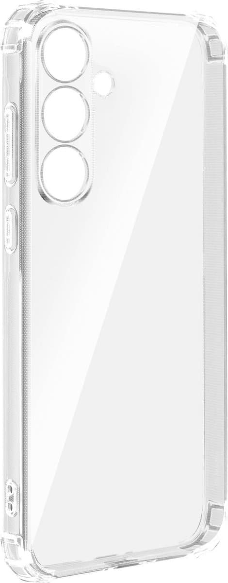 Akashi, Hoes Geschikt voor Samsung S24 Plus Bumpere Silicone hoeken, Transparant