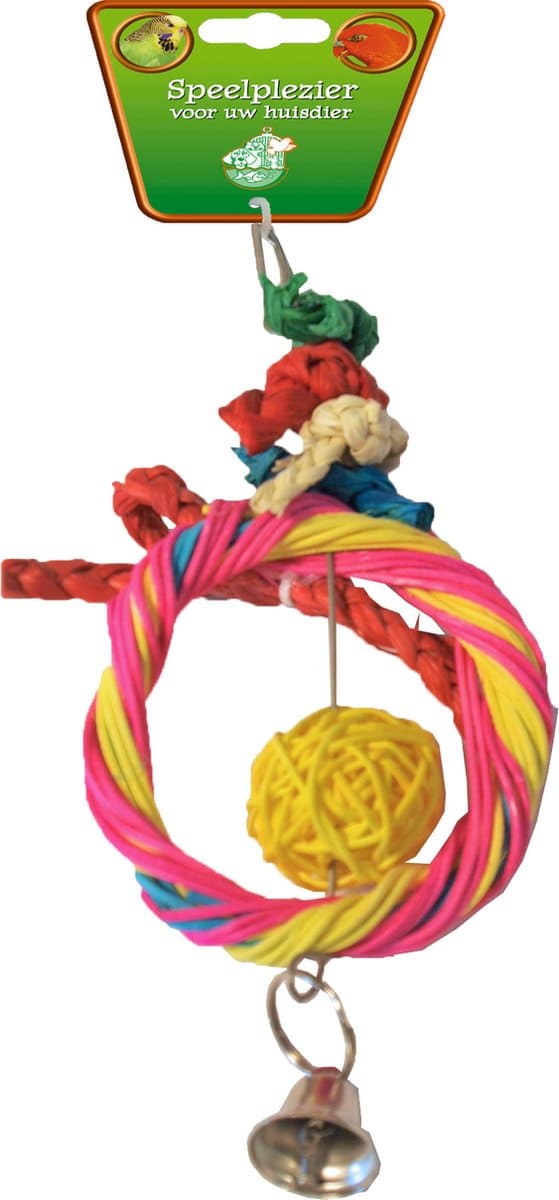 De Boon Ring Raffia met Bel 26CM