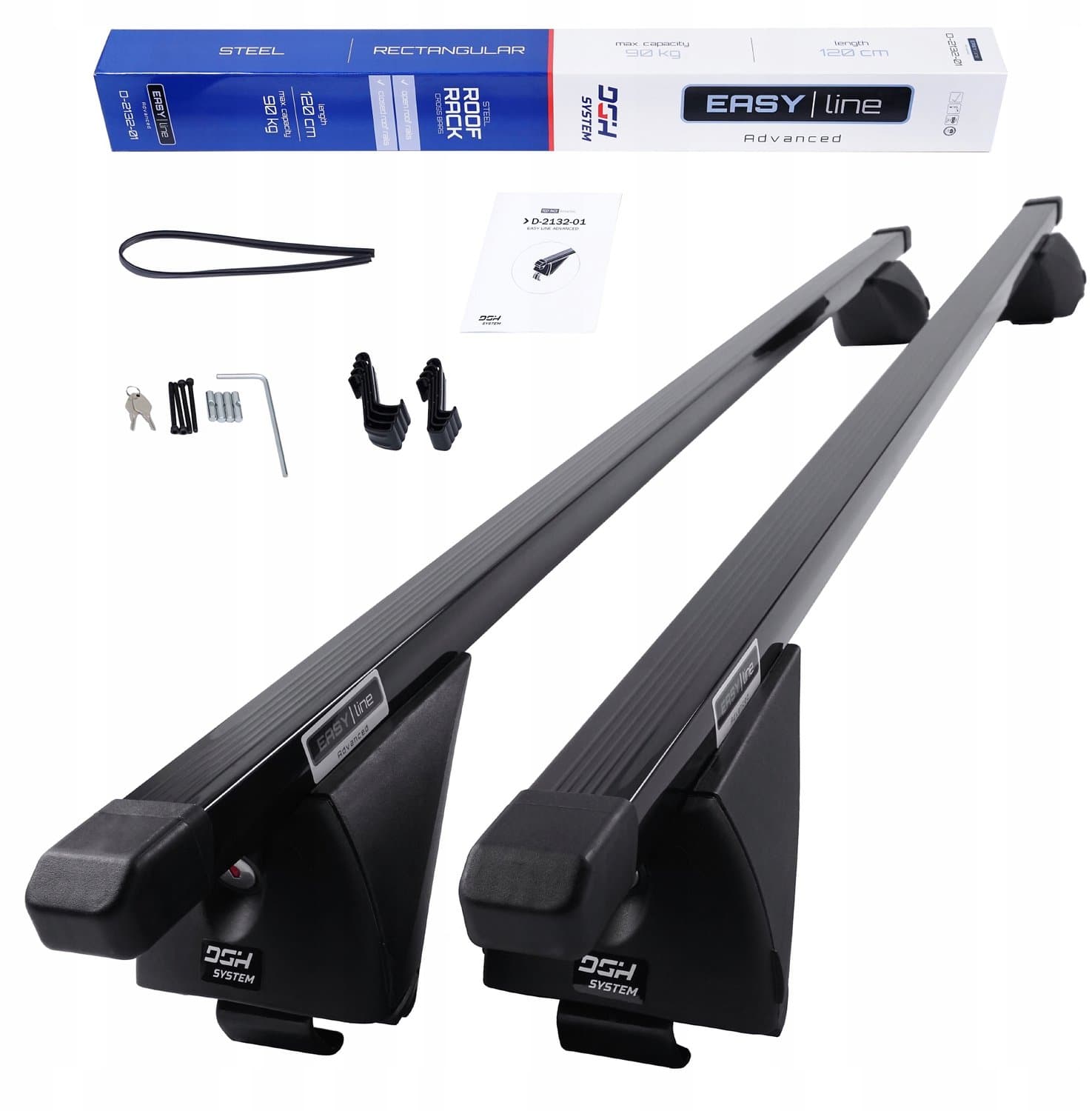Merkloos Dakdragerset Staal voor Mitsubishi Pajero II SUV (1991-1998) - 90 kg