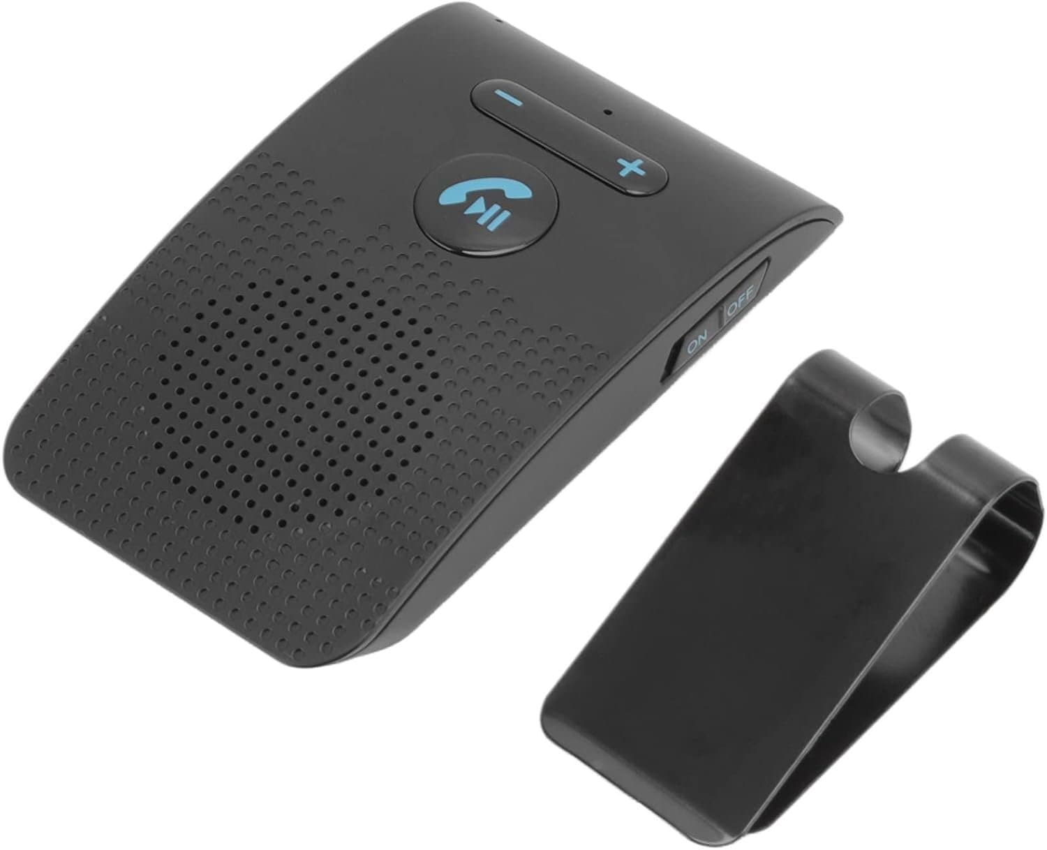 Draadloze Autoluidspreker Handsfree Mp3-speler met Achterclip Trillingssensor Bluetooth 5.0-luidspreker voor Veilig Rijden Alle Modellen