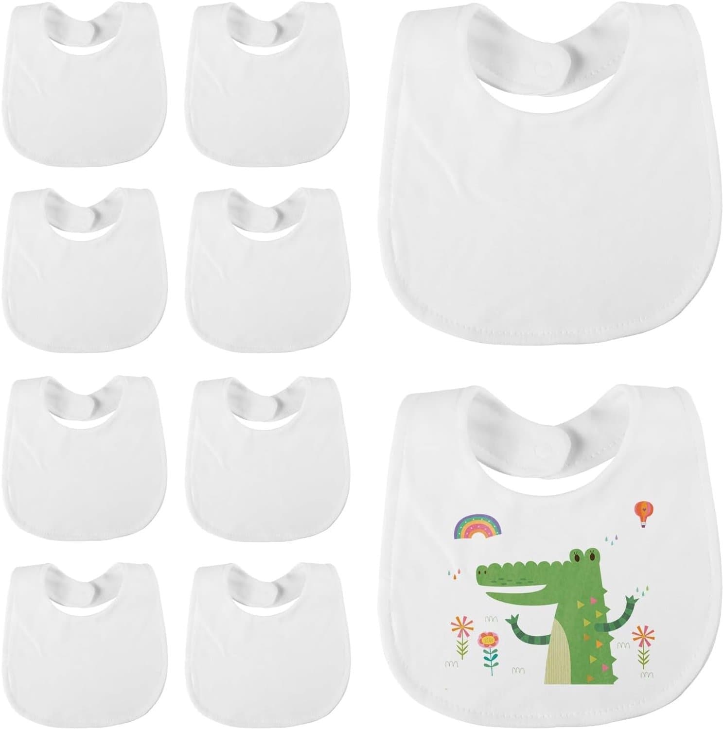 Verstelbare Baby Schorten voor Schilderen, Set van 10, Zacht en Huidvriendelijk, Wasbaar, Perfect als Cadeau voor Creatieve Kinderen