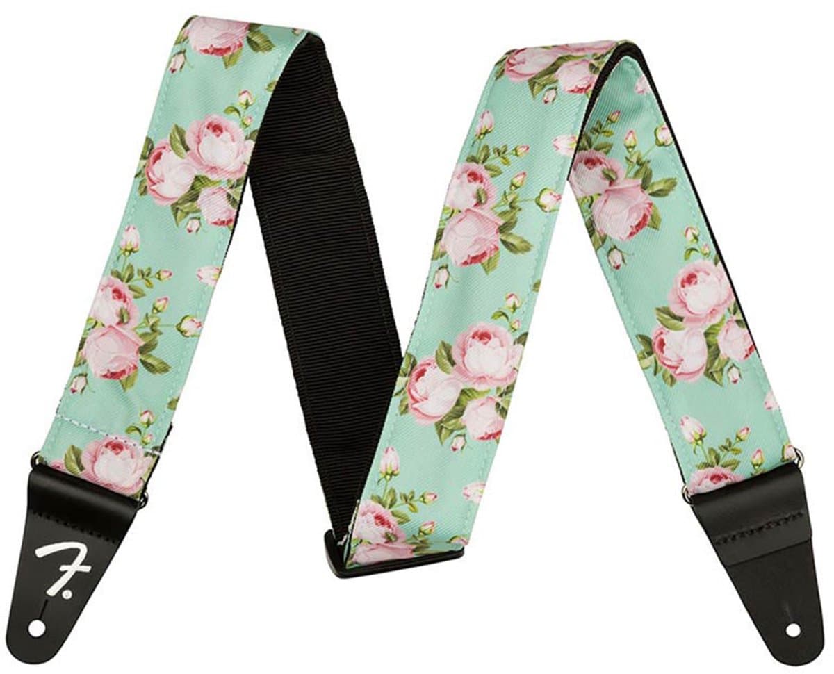 Fender Floral Strap Surfgreen 2 - Gitaarband