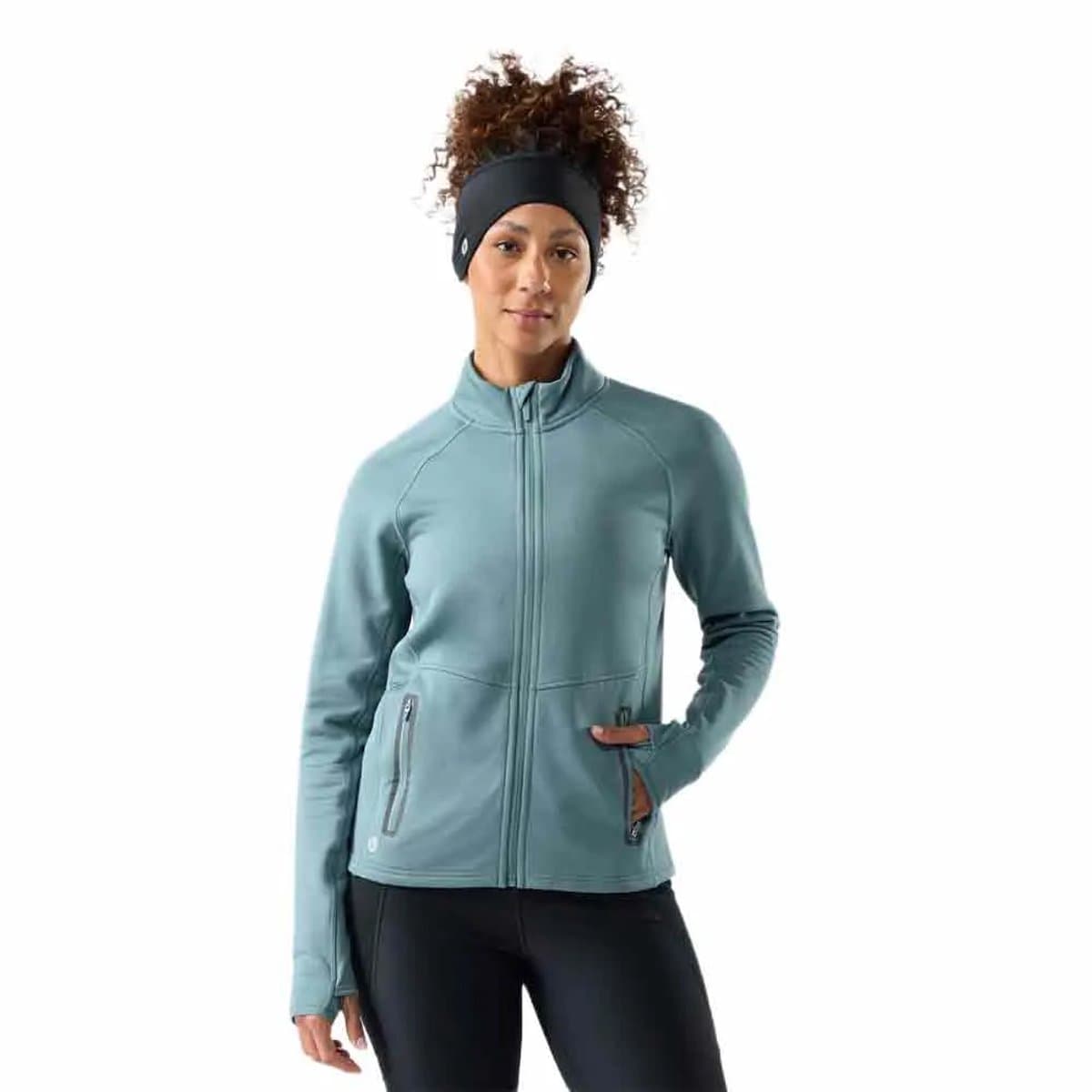 Smartwool Active Fleece Met Volledige Rits Blauw M Vrouw