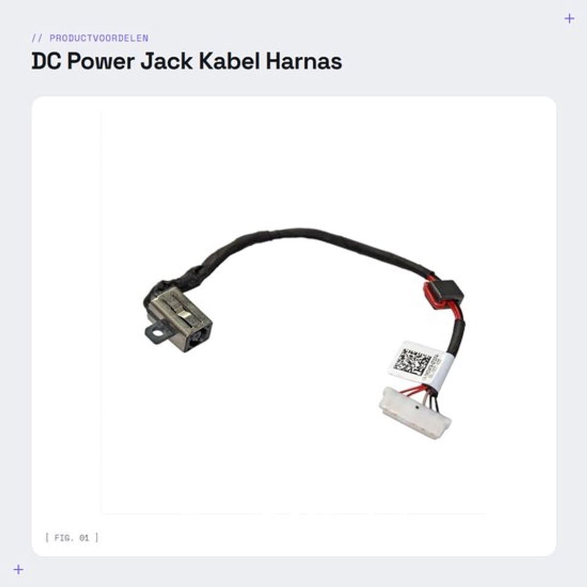 Power Jack Vervangingskabel - Compatibel met Dell Inspiron 5559 - Oplaadpoort Socket - Gloednieuw - Hoogwaardige Kwaliteit - Oplaadkabel