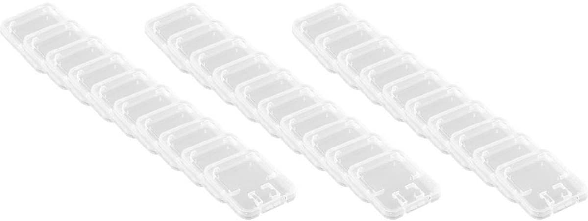 Xlyne 177567-2 Geheugenkaart-hoes SD-kaart, microSD-kaart Doorzichtig