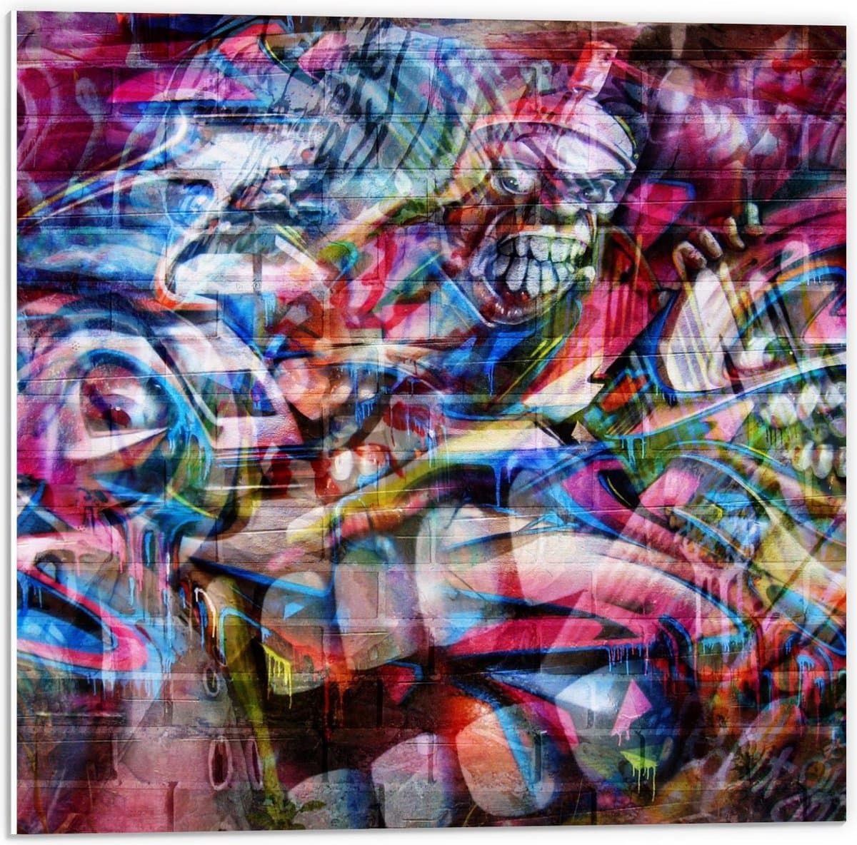 Forex - Gekleurde Muurschildering - 50x50cm Foto op Forex