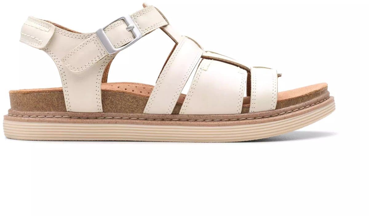 Clarks Arwell Sun - dames sandaal - Wit - maat 40 (EU) 6.5 (UK)