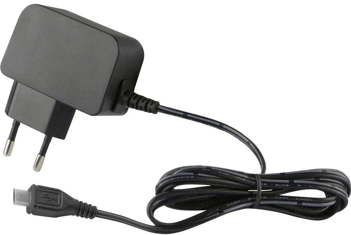 HN Power HNP12-MicroUSBL6 USB-oplader 1x Micro-USB Zwart Binnen