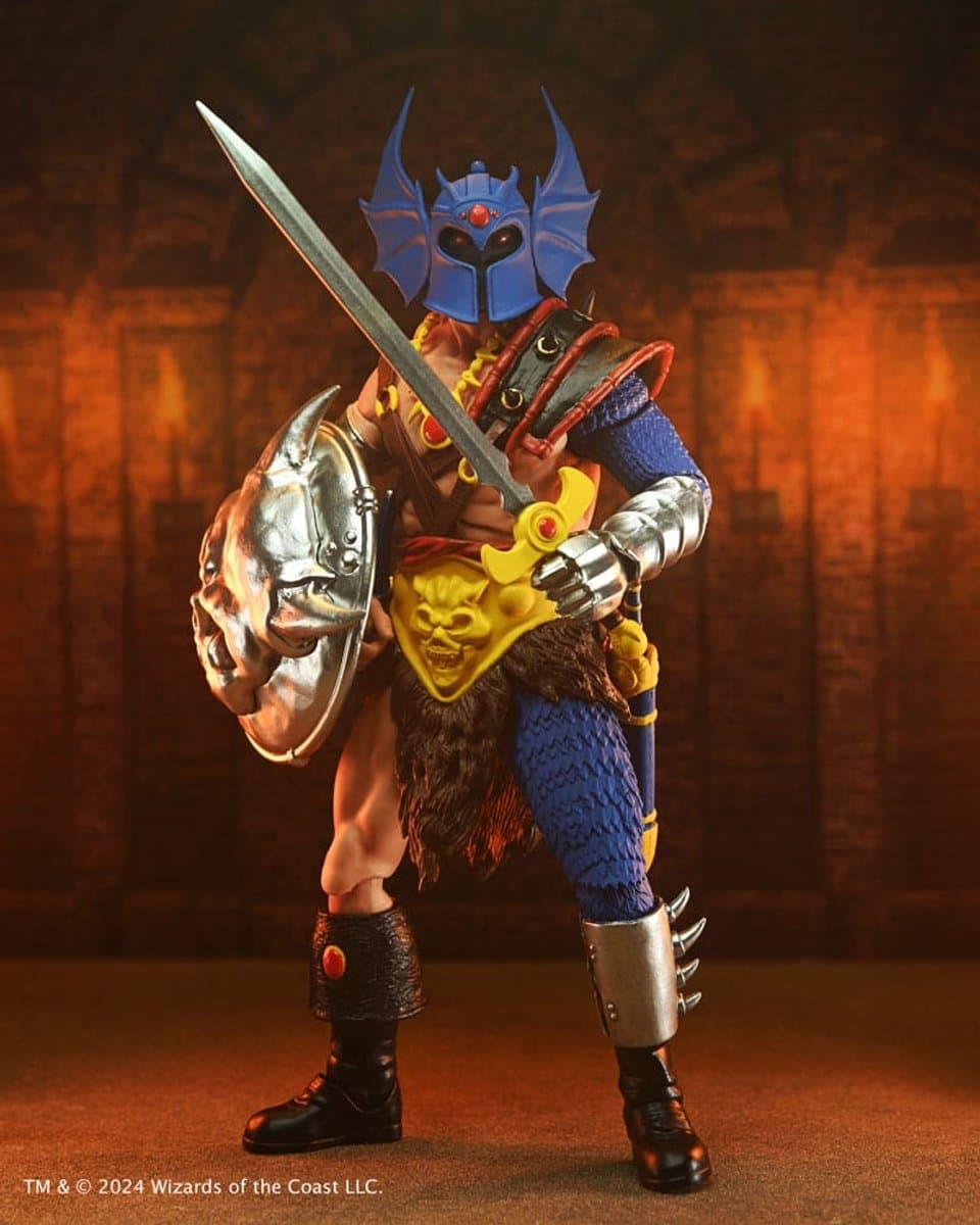 NECA Dungeons & Dragons Action Figure 50th Anniversary Warduke on Blister Card 18 cm Action Figuur