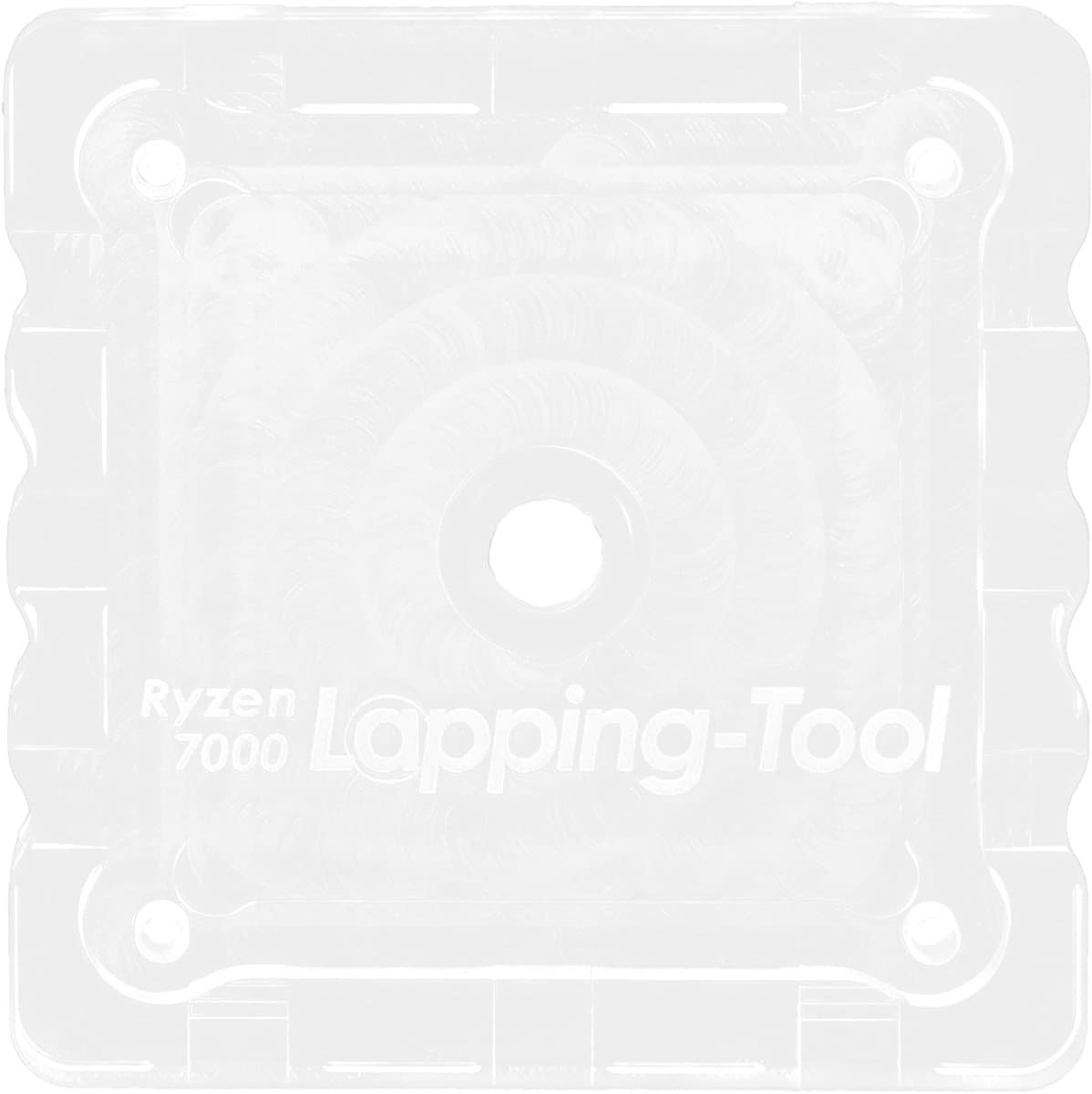 Thermal Grizzly - Lapping Tool - Ryzen 7000 - Acrylglas - transparant