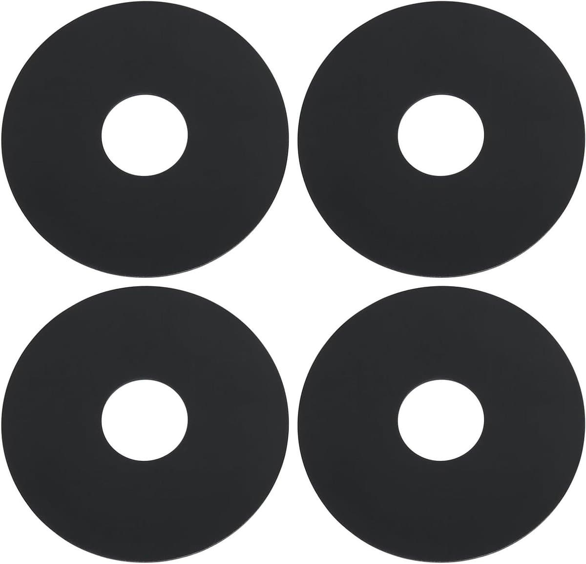 Allecta - Watertank Afdichting Pakking Rubber Ring Compatibel - Zwart - 4 Stuks