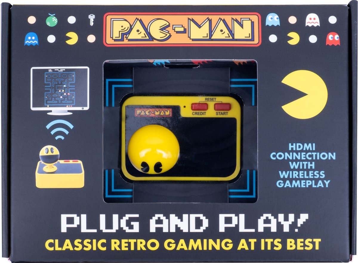 Pac-Man - TV plug & play - wireless controller - retro gaming