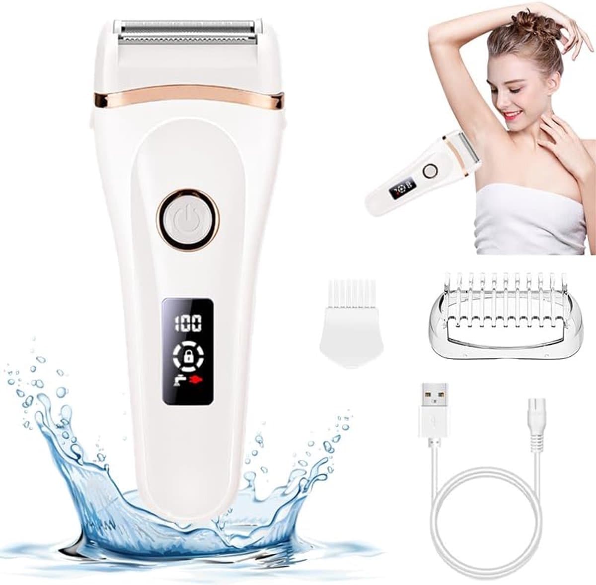 Epilator - Ladyshave - Epileerapparaat Dames - Wit