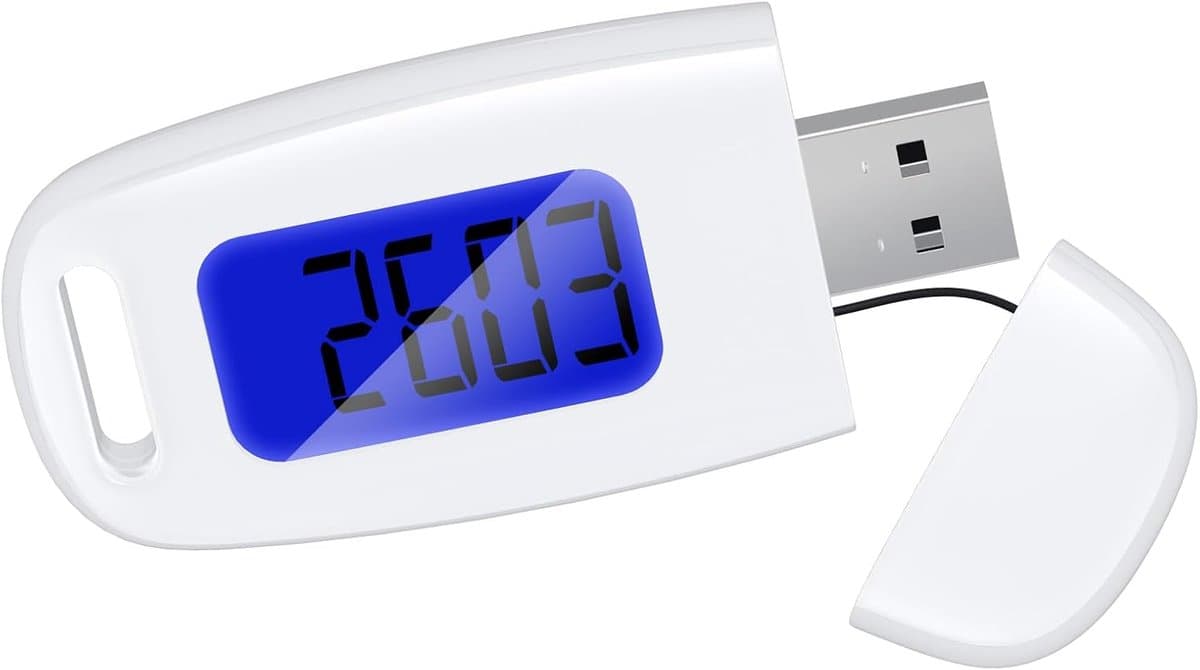 Lexium stappenteller broekzak - stappenteller clip - pedometer - stappenteller - stappenteller wandelen - activity tracker