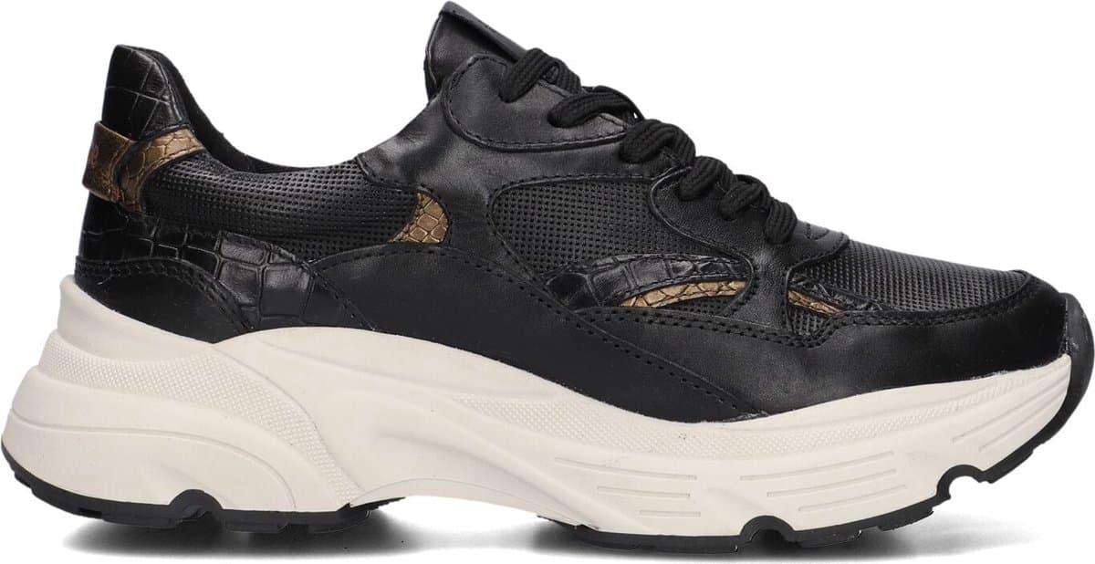 Haboob Loulou Sneakers - Suède - Dames - Zwart - Maat 37
