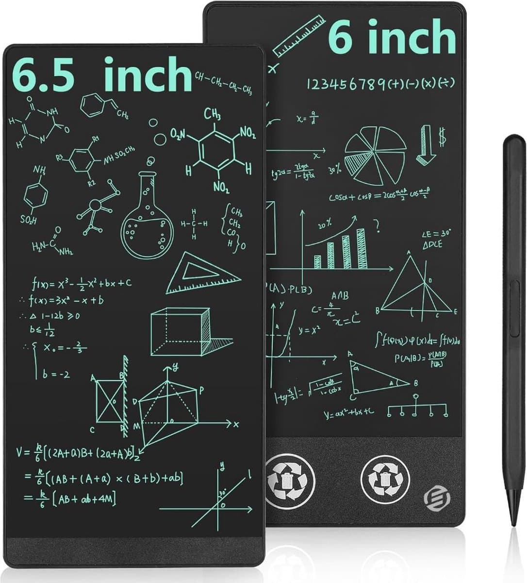 Equivera Digitaal Notitieblok - Paper Tablet - Schrijf Tablet - Digitaal Schrijven - Notitie Tablet - Digitaal Kladblok - Grafische Tablet