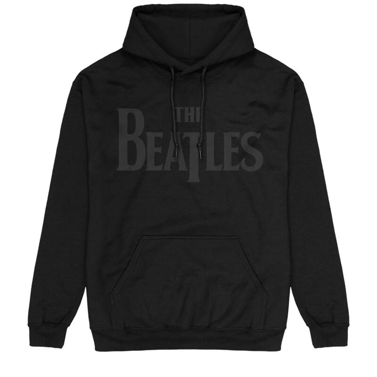 Beatles Logo Heren Trui met capuchon - zwart - L