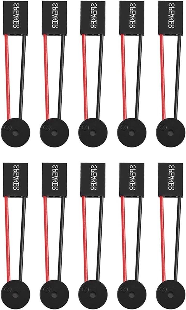 10 Pieces Desktop Computer Shell Mini Speakers pc motherboard speaker Motherboard Shell Buzzer, Which Can Keep Cables in Computer Cabinet Clean, Pc Motherboard Altavoces de ordenador