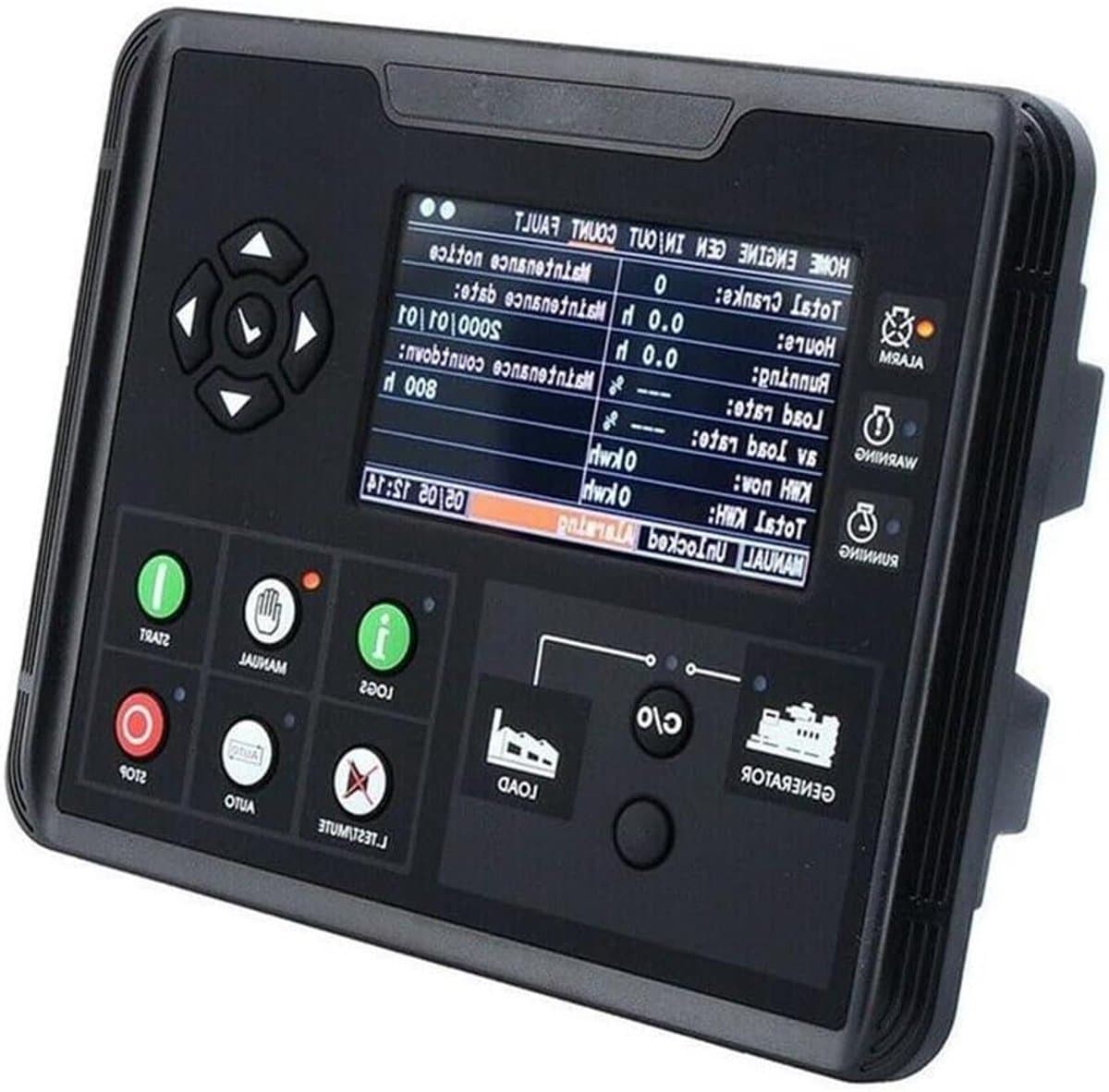 Generator Controller - Aggregaat Besturing - Generatoren Monitoren - 4.3 Inch Kleuren LCD - 19 x 15 x 3 cm