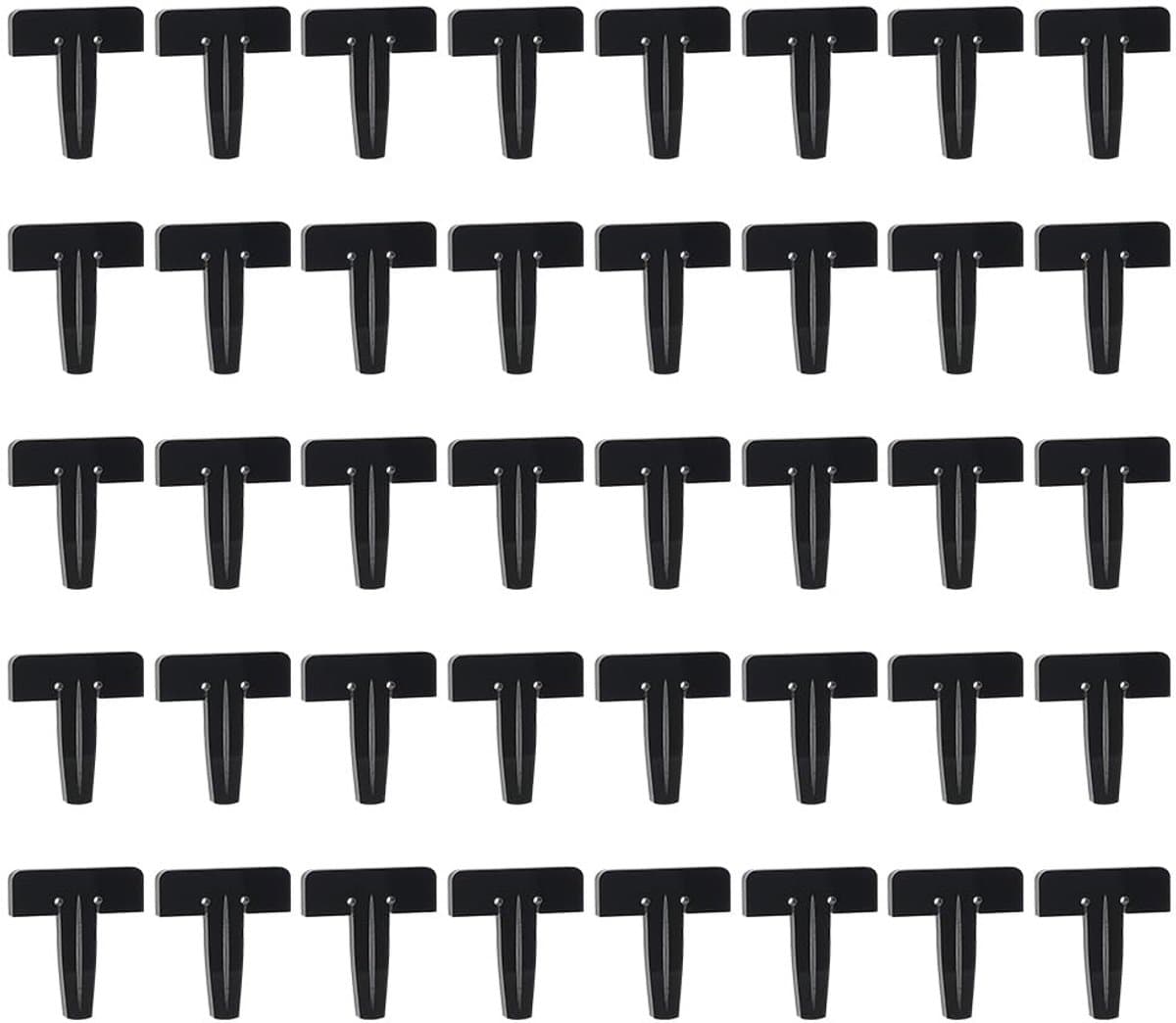 Dailygoods - Set van 40 Acryl Honingraattabletstiften voor Lasergraveermachines