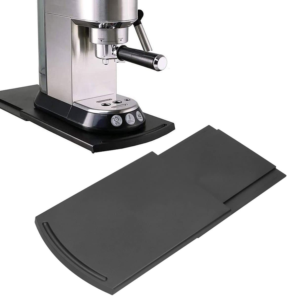 BRENZOOS- Koffiezetter met schuiflade - Keukenapparaat - Koffiezetapparaat - Blender - Mixer - Geschikt voor apparaten tot 30,5x21,5x2,5 cm