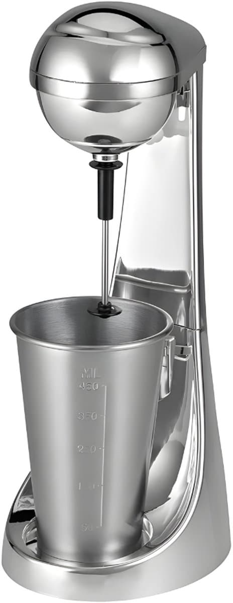 RONN® Milkshake Machine - Milkshake Maker 8 in 1 - Milkshake Beker 650ML - 230V - Mixed Super Goed - Makkelijk voor Thuis - 65W - Zilver - 18cm x 14cm x 37cm