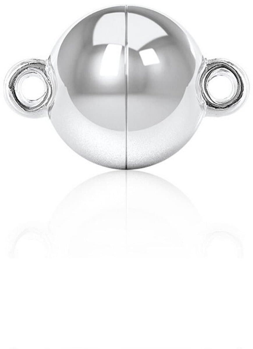 Luna-Pearls - 666.0206 - Sieradensluiting - Dames - 925er Zilver gerhodineerd - 6mm