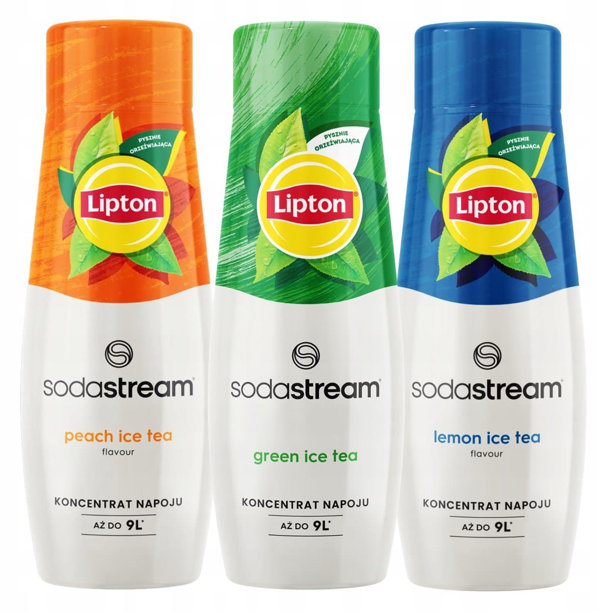 Sodastream - Ijsthee Concentraten - Perzik, Citroen, Groene Thee