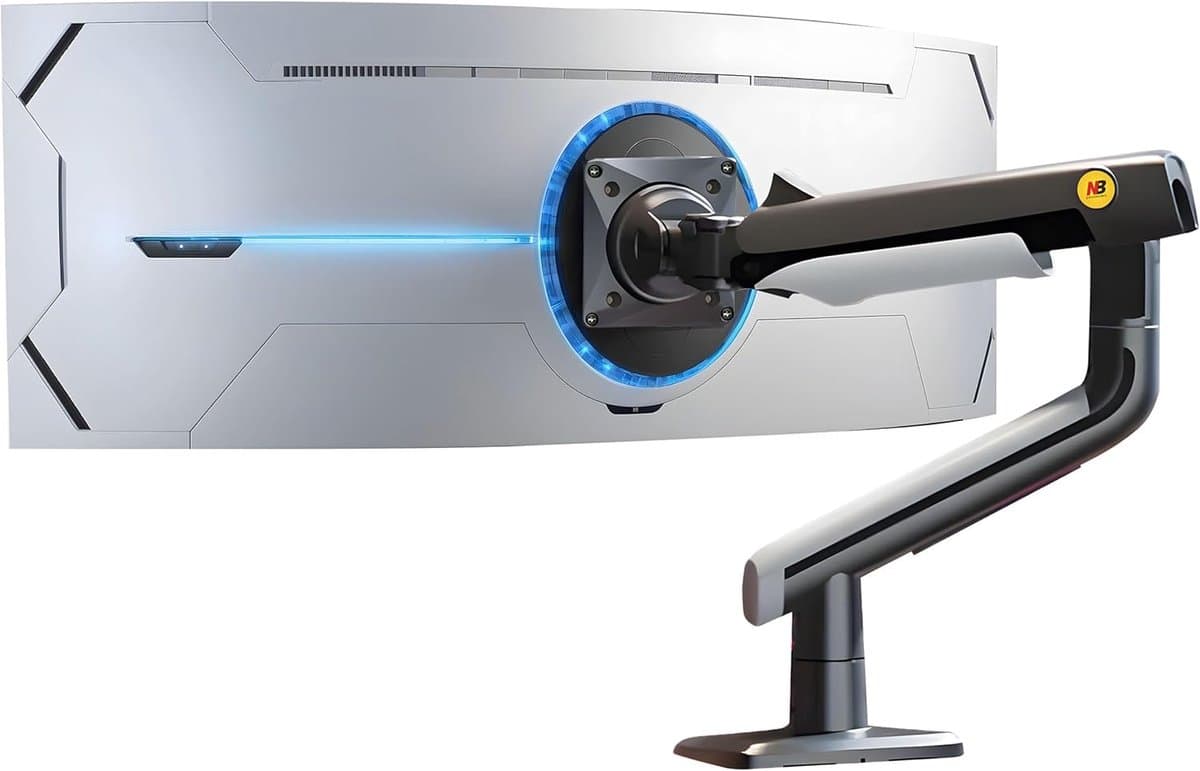 Verstelbare Monitorarm voor Zware Schermen tot 50 inch en 18 kg