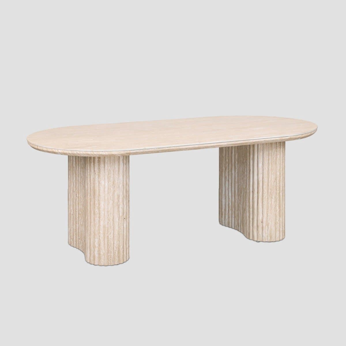 HOMLA - Stolik kawowy - BELLEZA - Bežowy - 120x60x46 cm