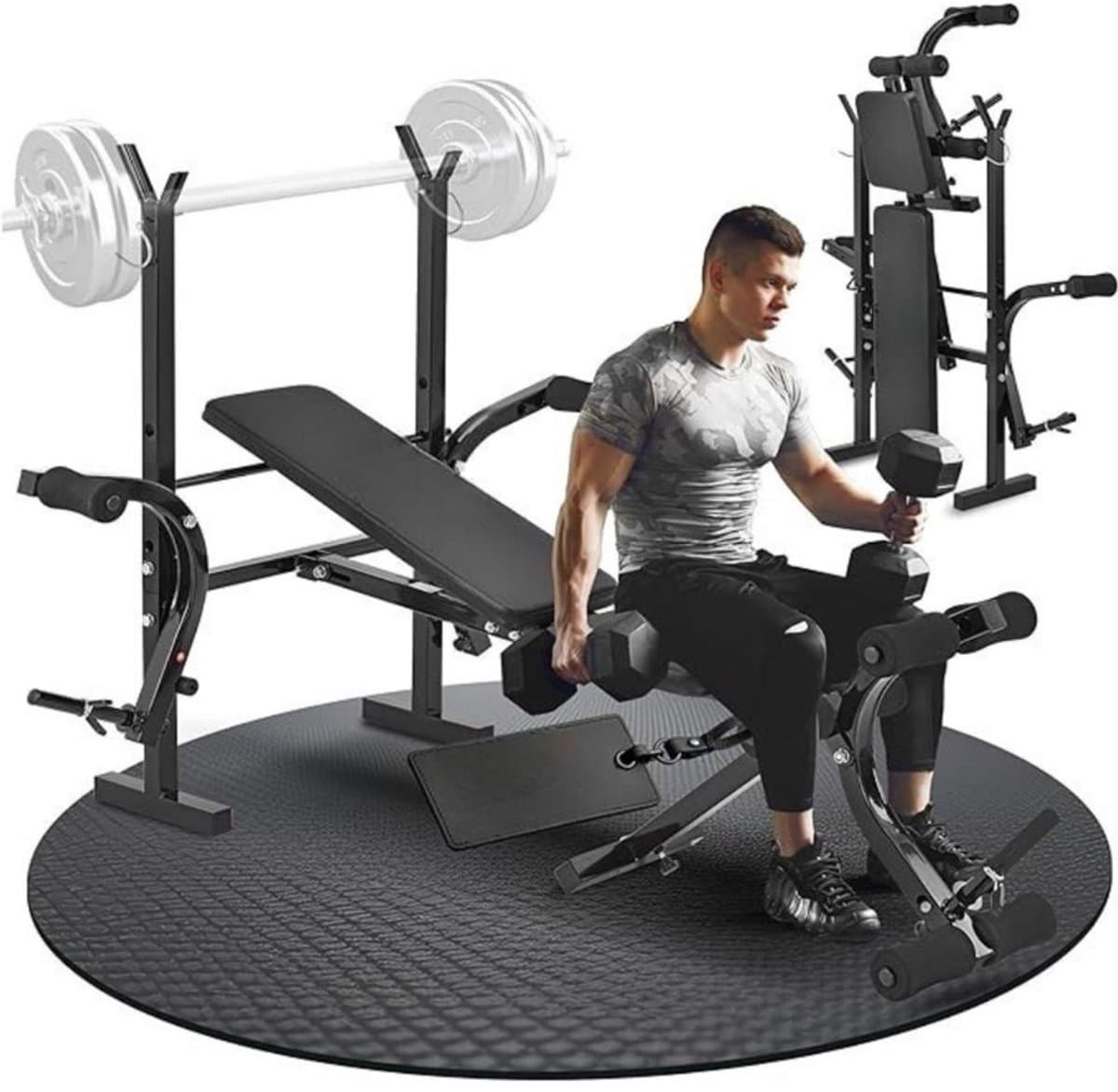 MKSS® Bench Fitness - Bench Press - Halterbank - 120x155x100cm