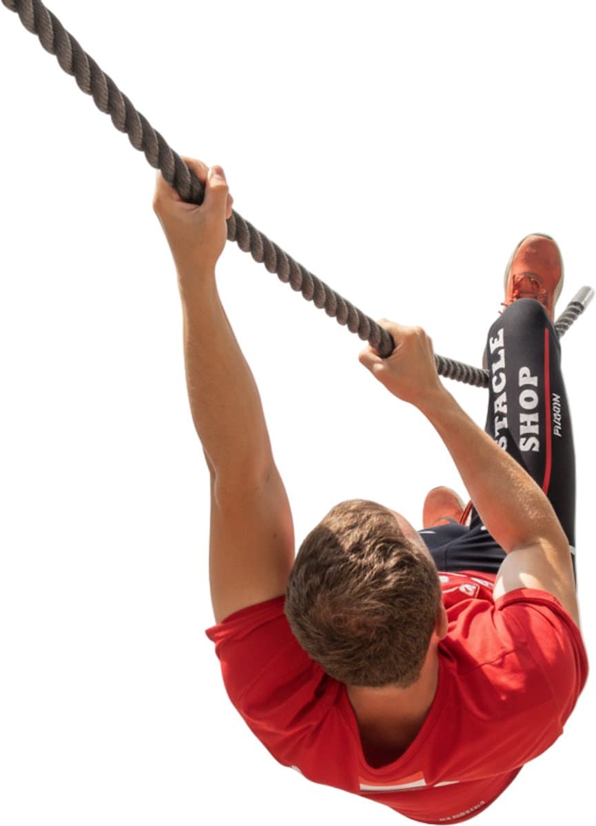 Obstacle Shop - Lang touw met montage lus - 30 meter - Ook andere lengtes verkrijgbaar