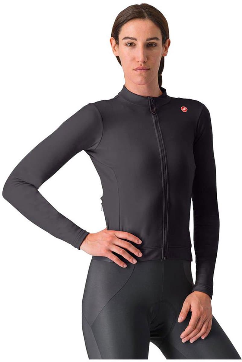 Castelli Espresso Thermal Trui Met Lange Mouwen Zwart S Vrouw