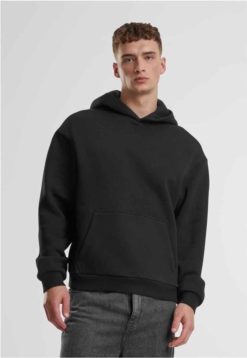 Urban Classics knusse hoody met fleecedesign - hoodies zwart XL
