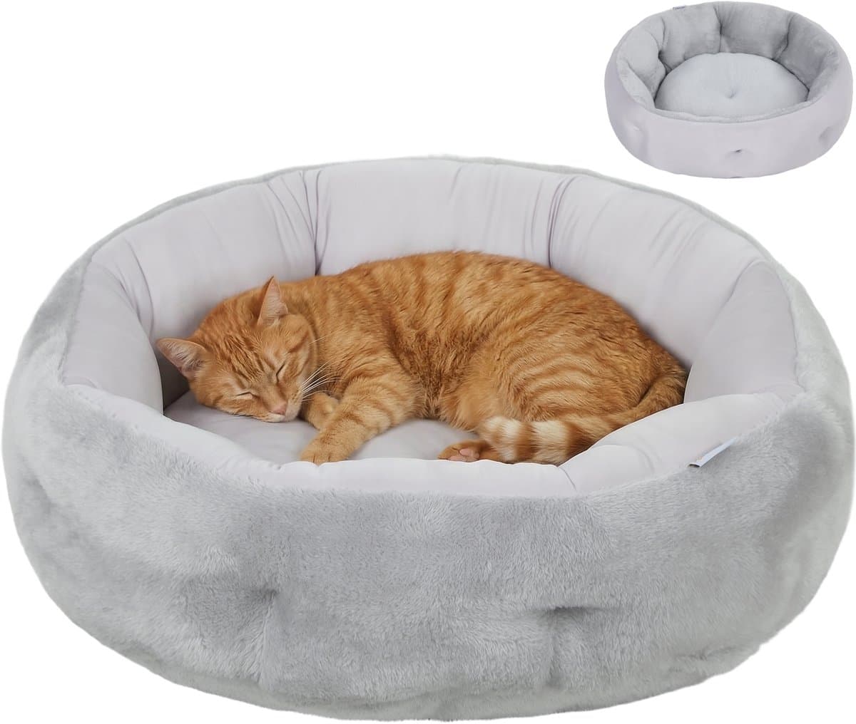 Omkeerbaar kattenbed - voor katten en kleine honden, voor binnen