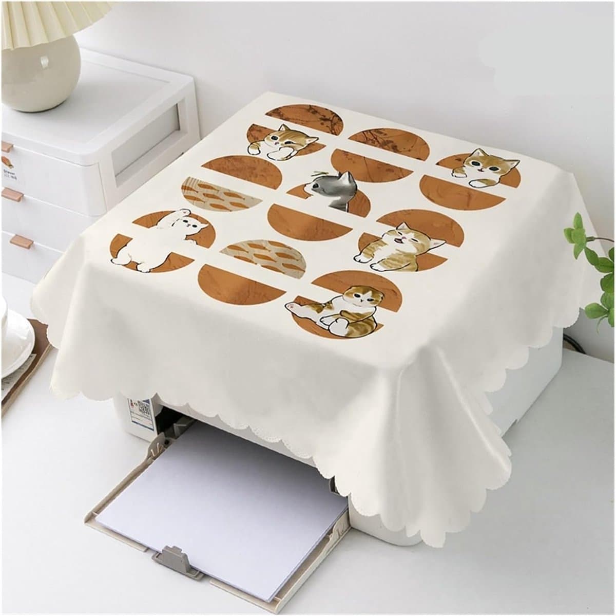 Printer Stofkap - Universele Afdekking - Apparaten Beschermen - Robuust Polyester Materiaal - 60 x 60 cm - Kleur 4