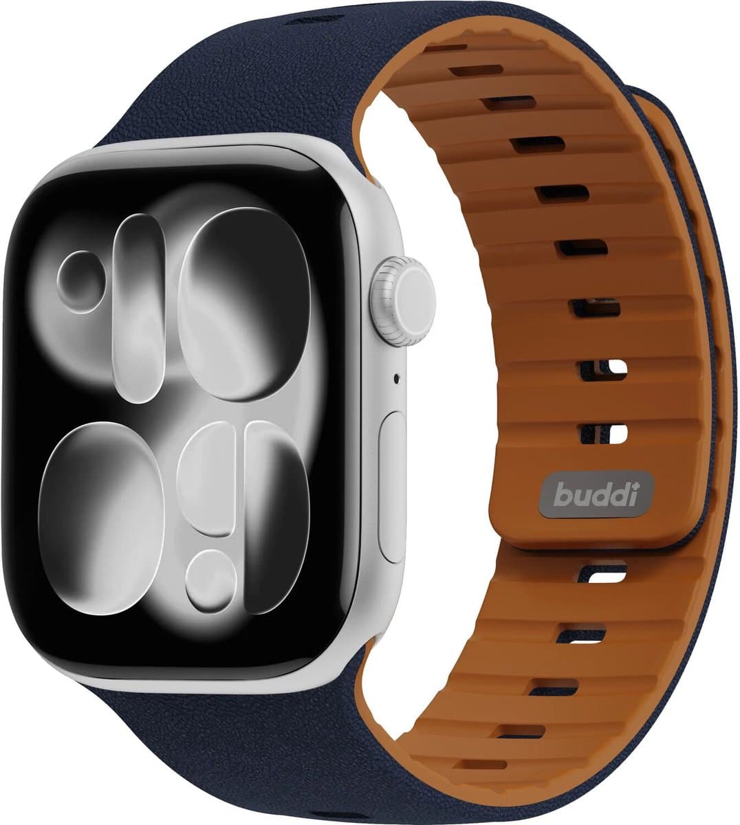 Buddi Luno Magnetisch Apple Watch Bandje 1-11/SE/Ultra 49/46/45/44MM Indigo