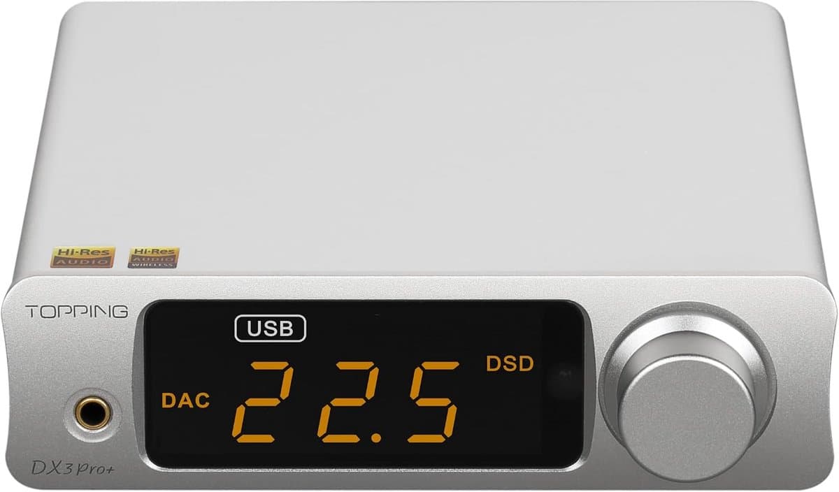 Topping DX3pro+ LDAC Headphone Amplifier - ES9038Q2M XU208 NFCA Bluetooth5.0 Audio Decoder USB/Opt/Coax DAC AMP Preamp - ShopVlot