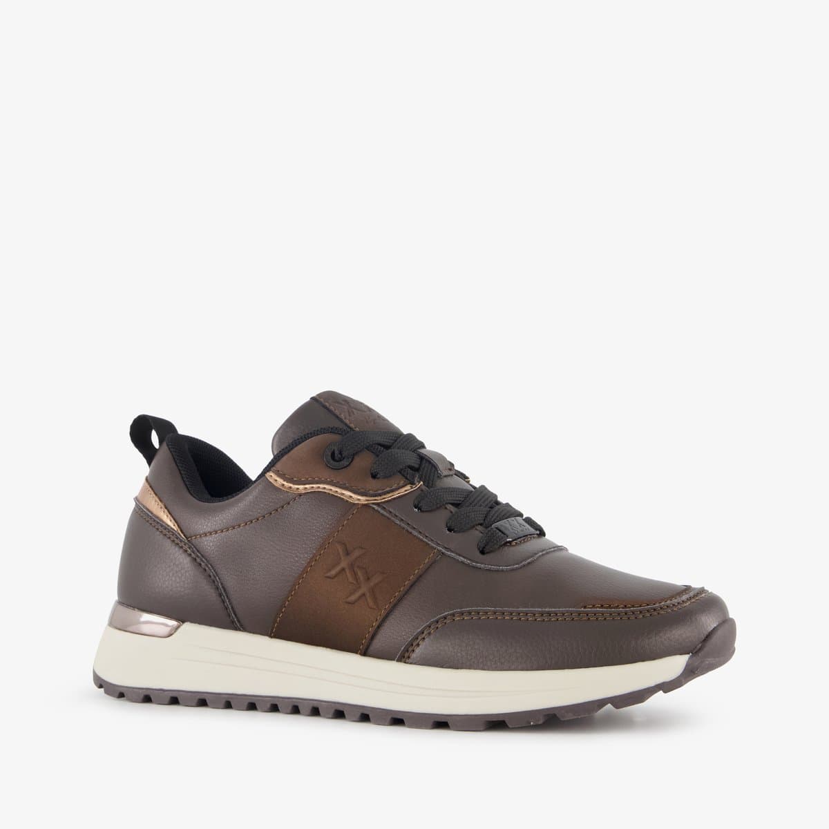 XX by Mexx dames sneakers bruin - Maat 38 - Uitneembare zool