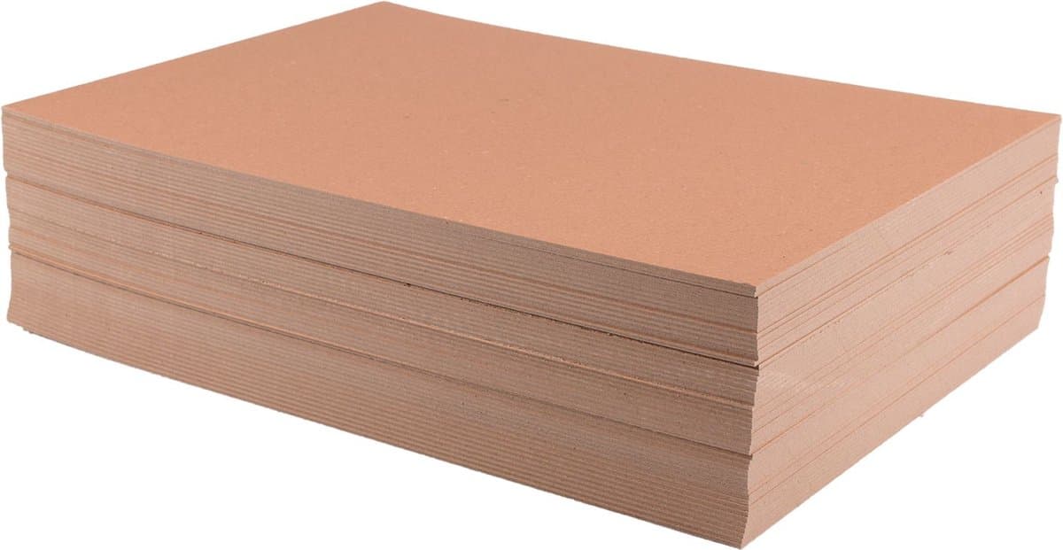 Florence Kraftkarton - Gekleurd Karton - Bruin - A3 - 50 vellen - 2 mm dik