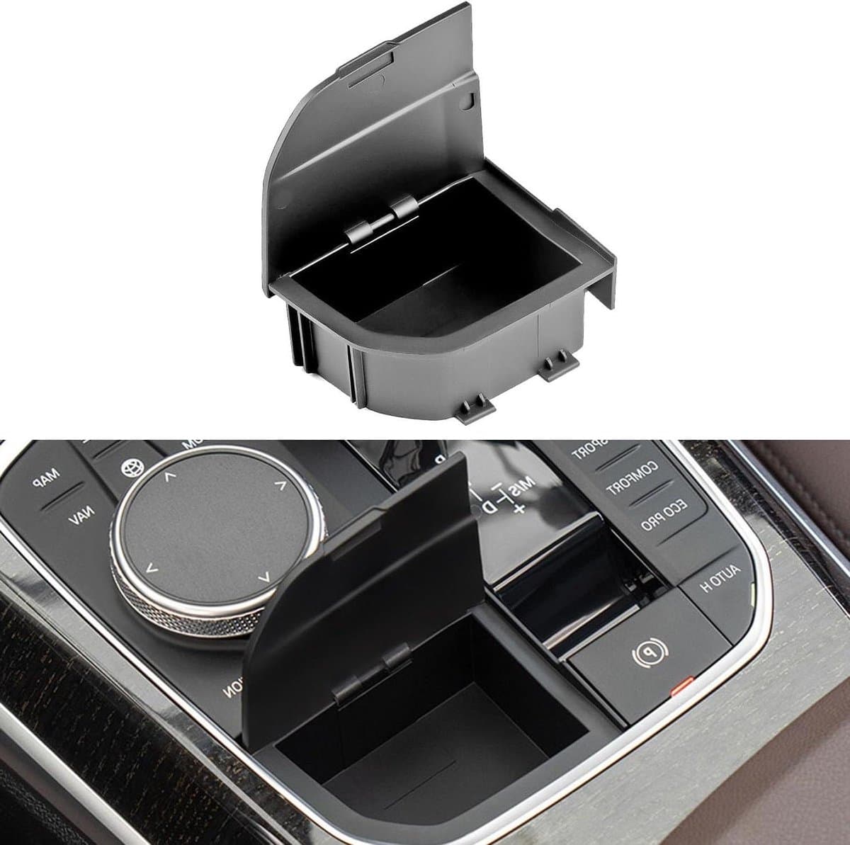 Allecta - Opbergvak middenconsole deksel ABS, accessoires, opbergbox BMW 1 3 4 serie X3 X4 X5 X6 X7 F40 F44 G20 G21 G22 G23 G24 G26 G01 G02 G07 G80 G82 I4 I3