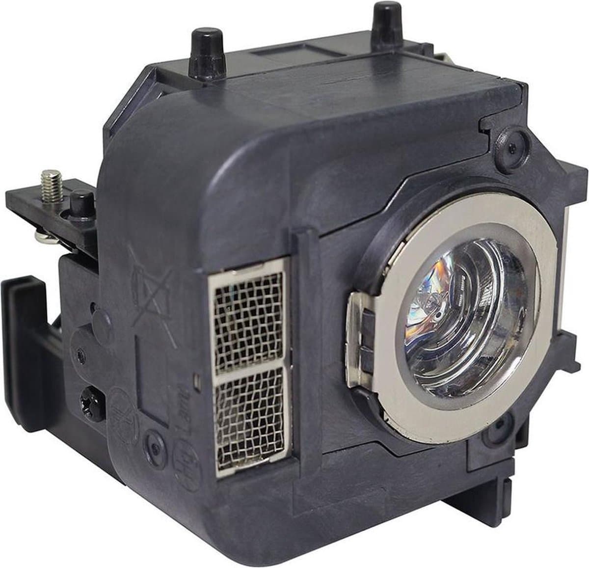 Beamerlamp geschikt voor de EPSON EB-825 beamer, lamp code ELPLP50 / V13H010L50. Bevat originele P-VIP lamp, prestaties gelijk aan origineel.
