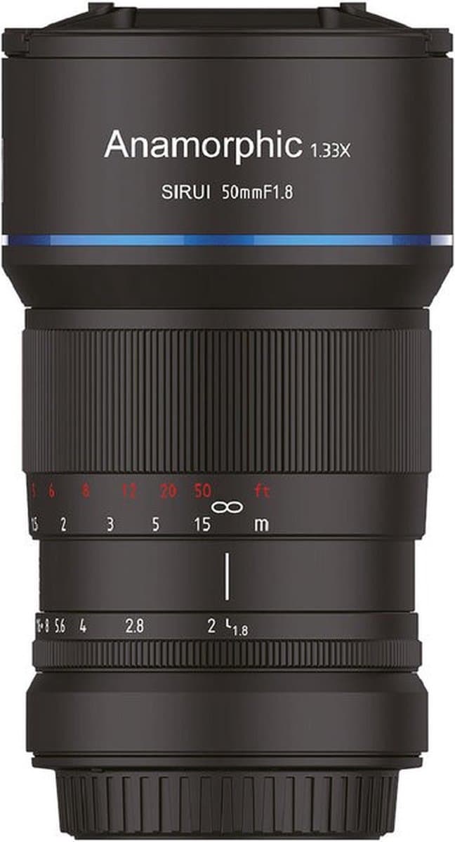 Sirui 50 mm F1.8 Anamorphic Lens 1.35X (MFT-mount)