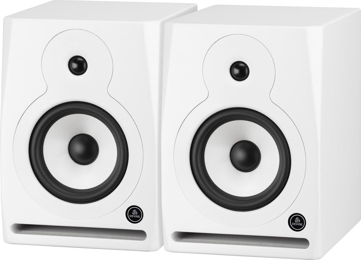 Devine RX-6A Studiomonitor - DJ Monitors - Speakerset van 2 - Studio speakers - Zwart